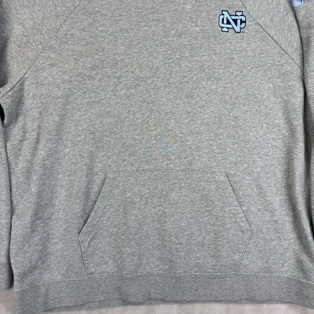 Nike Hoodie Womens XXL Gray UNC‎ North Carolina Pullover Sweatshirt Logo